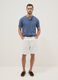 Blue short-sleeve regular fit t-shirt with seraphim collar_1