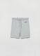 Bermuda joggers in fleece with logo embroidery_1