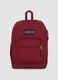 Red backpack with front pocket_0