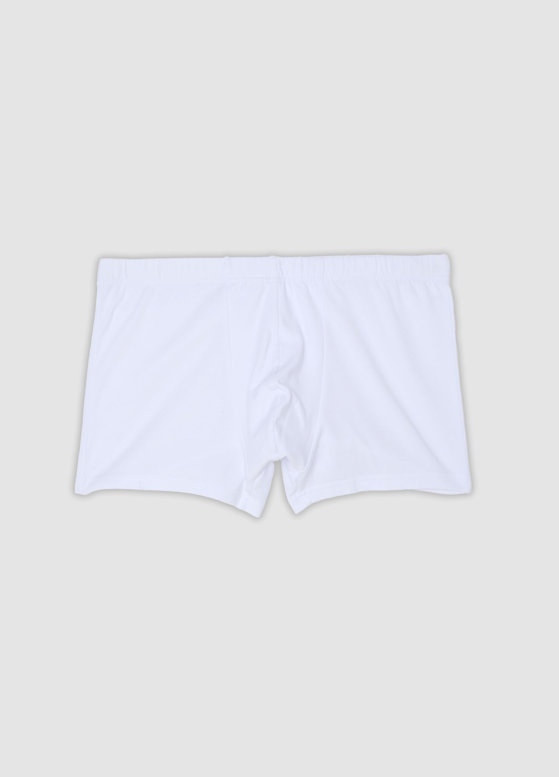 White organic cotton boxer shorts
