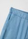Jeans denim azzurro chiaro in puro lyocell con vita elasticizzata relaxed fit_5