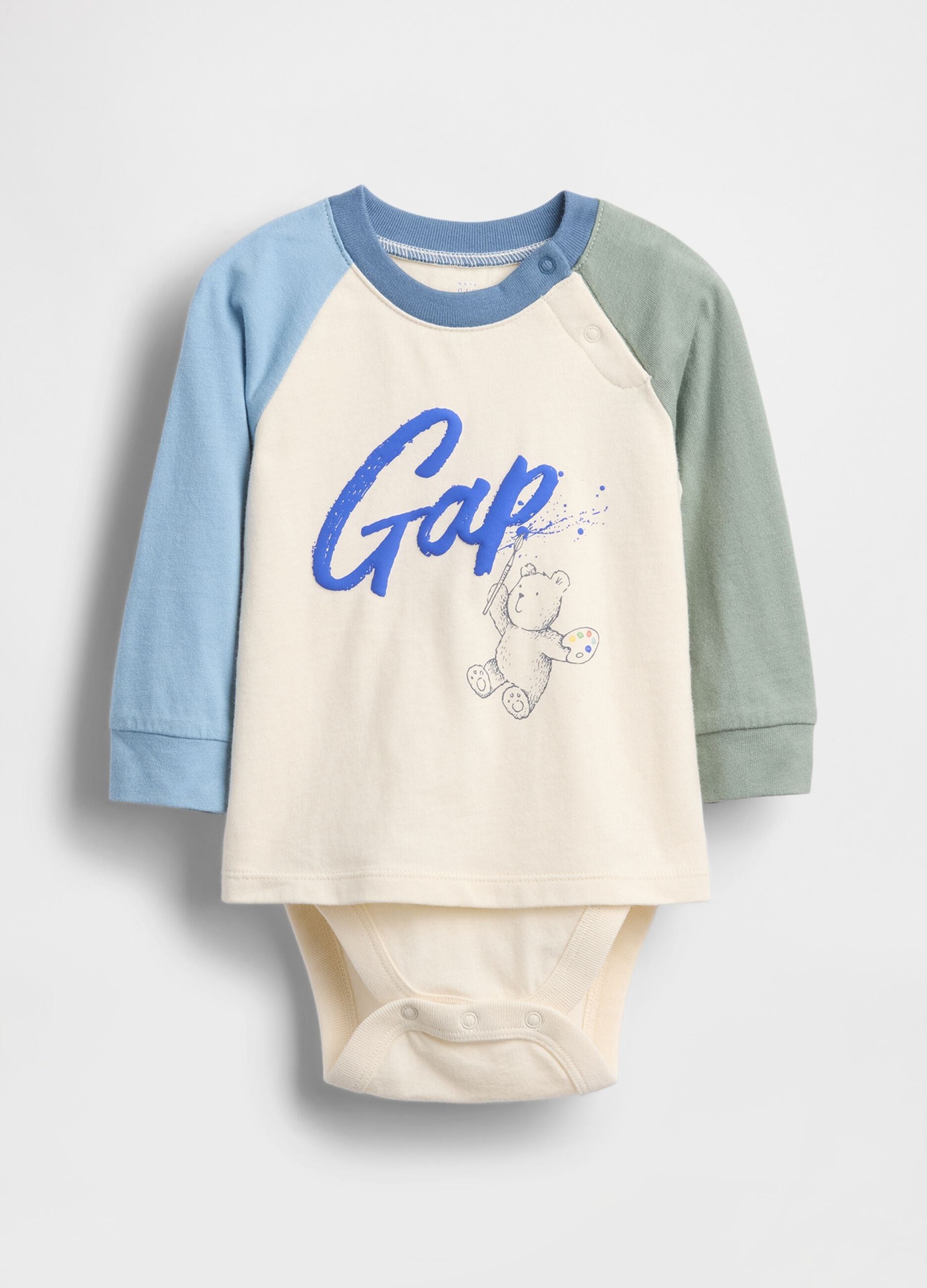 Multicolour cotton bodysuit