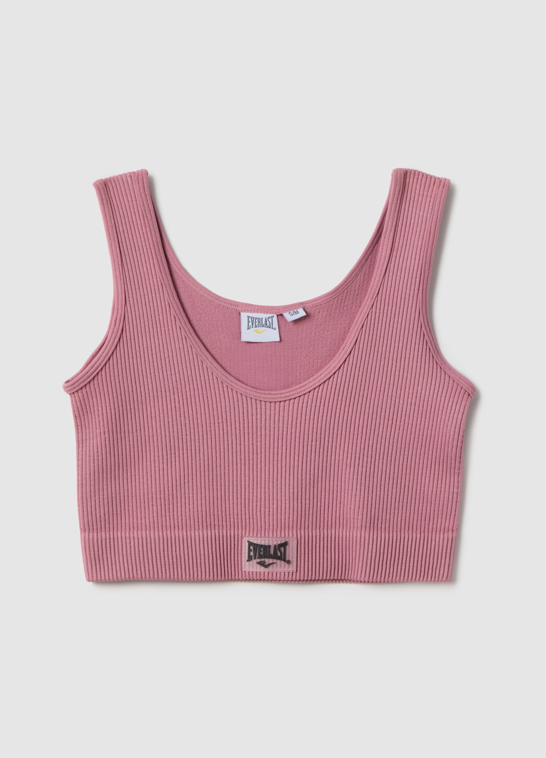 Pink Regular Fit Sports Tank Top
