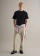 Men's black crew neck t-shirt in pure cotton, relaxed fit_1