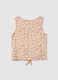 Girls' multicolour cotton top regular fit_1