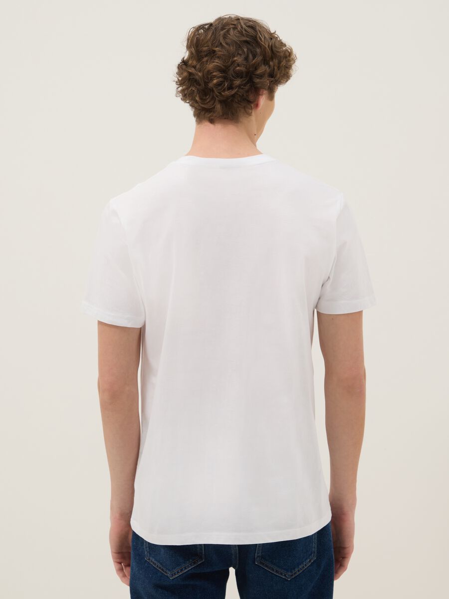 White Hard Rock Cafe logo print T-shirt in pure cotton, regular fit_2