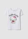 White short-sleeve stretch cotton T-shirt_0