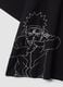 Black 100% Cotton Naruto Print T-Shirt_6