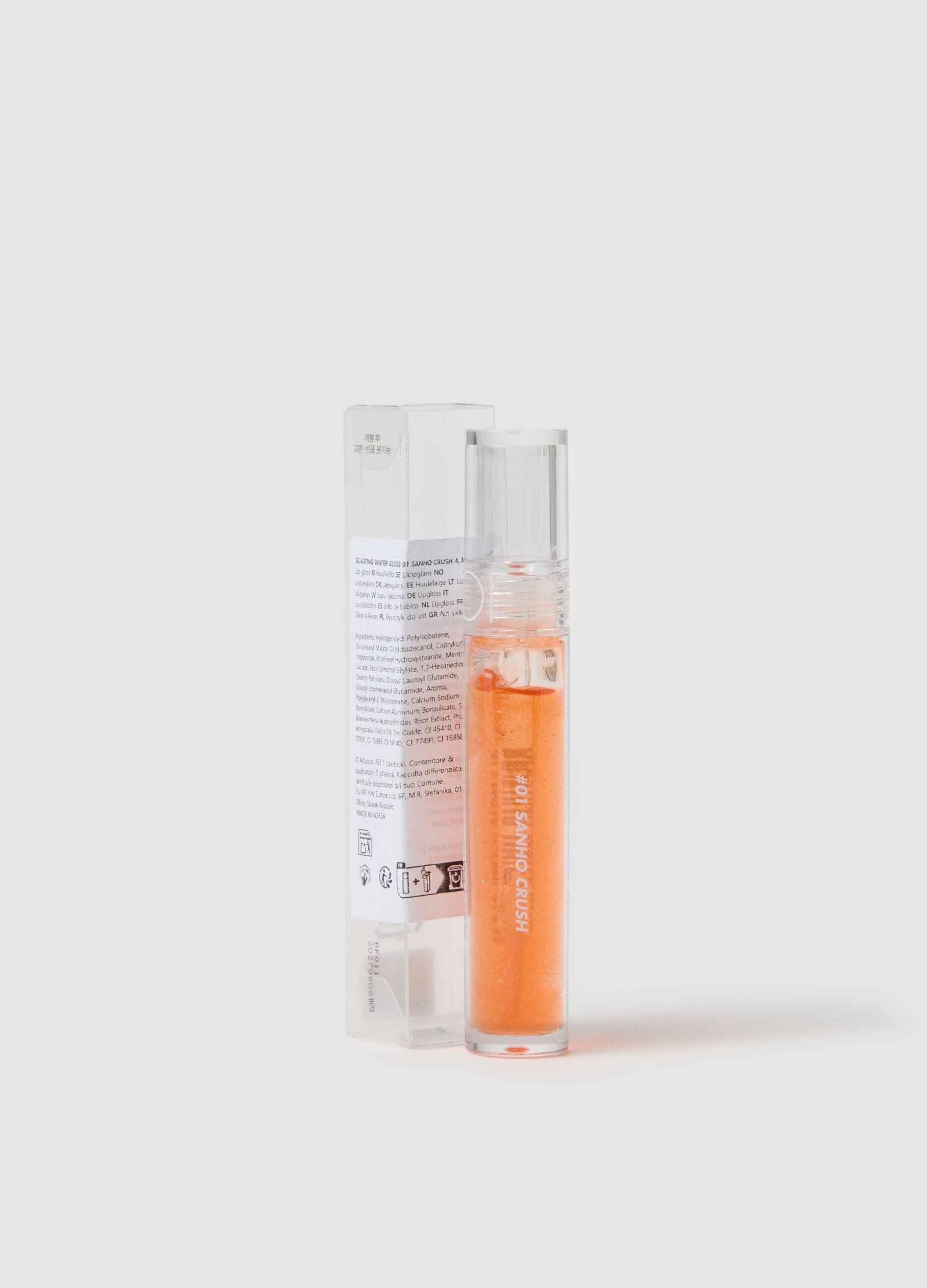 ROM&ND GLASTING WATER GLOSS 01 SANHO CRUSH - Korean makeup