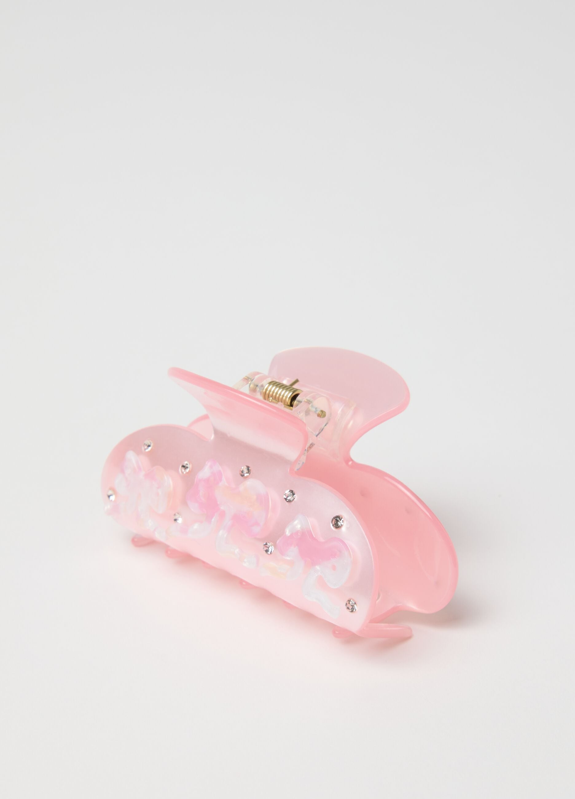 Pink Hair Clip with Bow