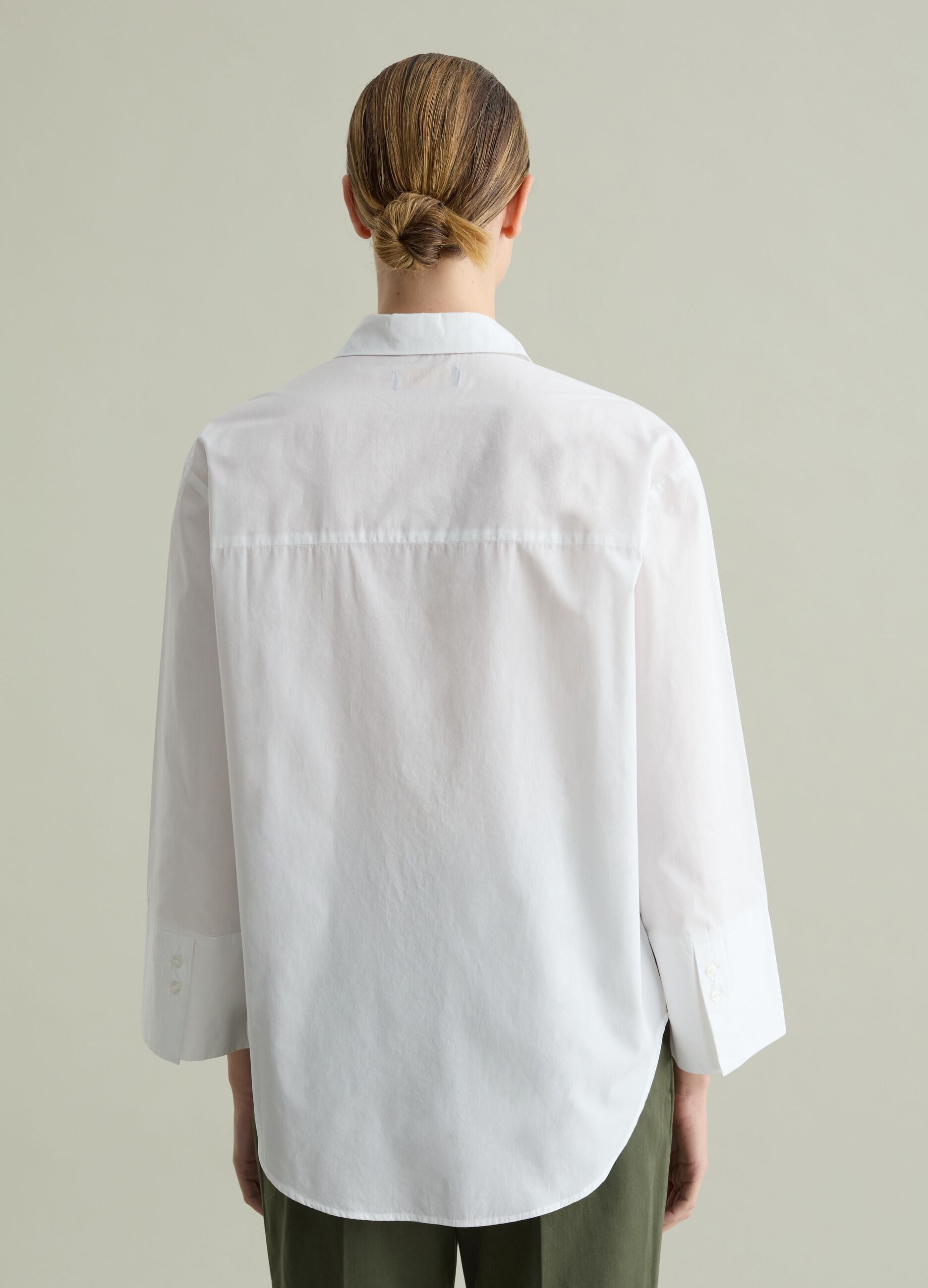 Cotton shirt with pocket