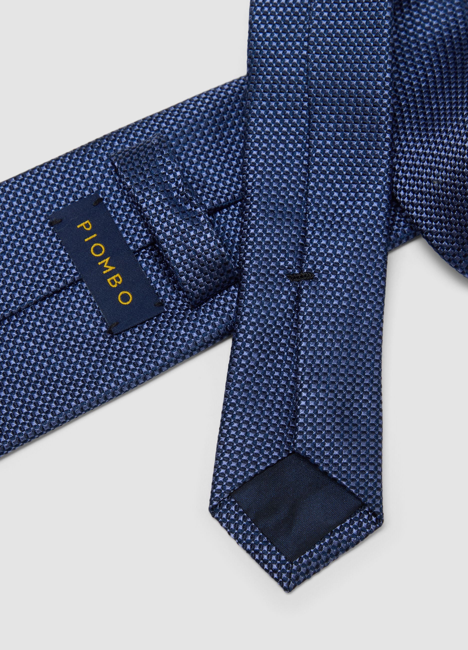 Multicolour Check Pure Silk Tie 8 cm Blade