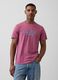 Short-sleeve pure cotton logo T-shirt_0