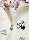 Girls' white sweatshirt in pure cotton, regular fit with prints_2