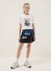 Black skort with front zip_0