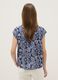 Sleeveless blouse in pure multicolour viscose regular fit with V-neck_2