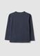 Grey long-sleeve pure cotton Spider-Man print T-shirt for boys_1