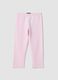 Girls' Multicoloured Check Skinny Cotton Leggings_0
