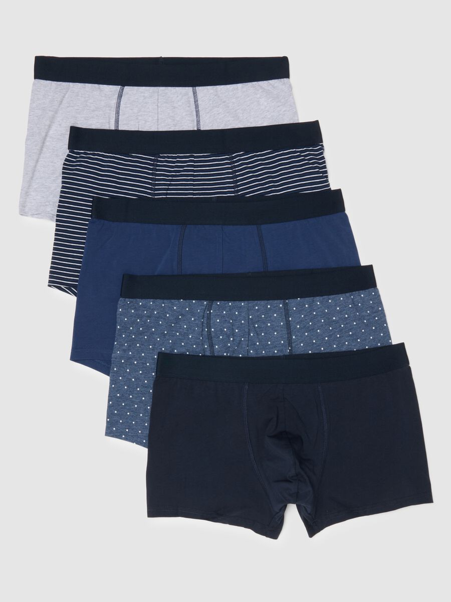 Multipack boxer in cotone organico elasticizzato multicolor regular fit_4