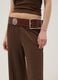Brown stretch palazzo trousers_3