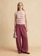 Pink relaxed-fit joggers with elasticated waist_0