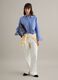 Multicolour striped pure cotton oversized fit shirt_1