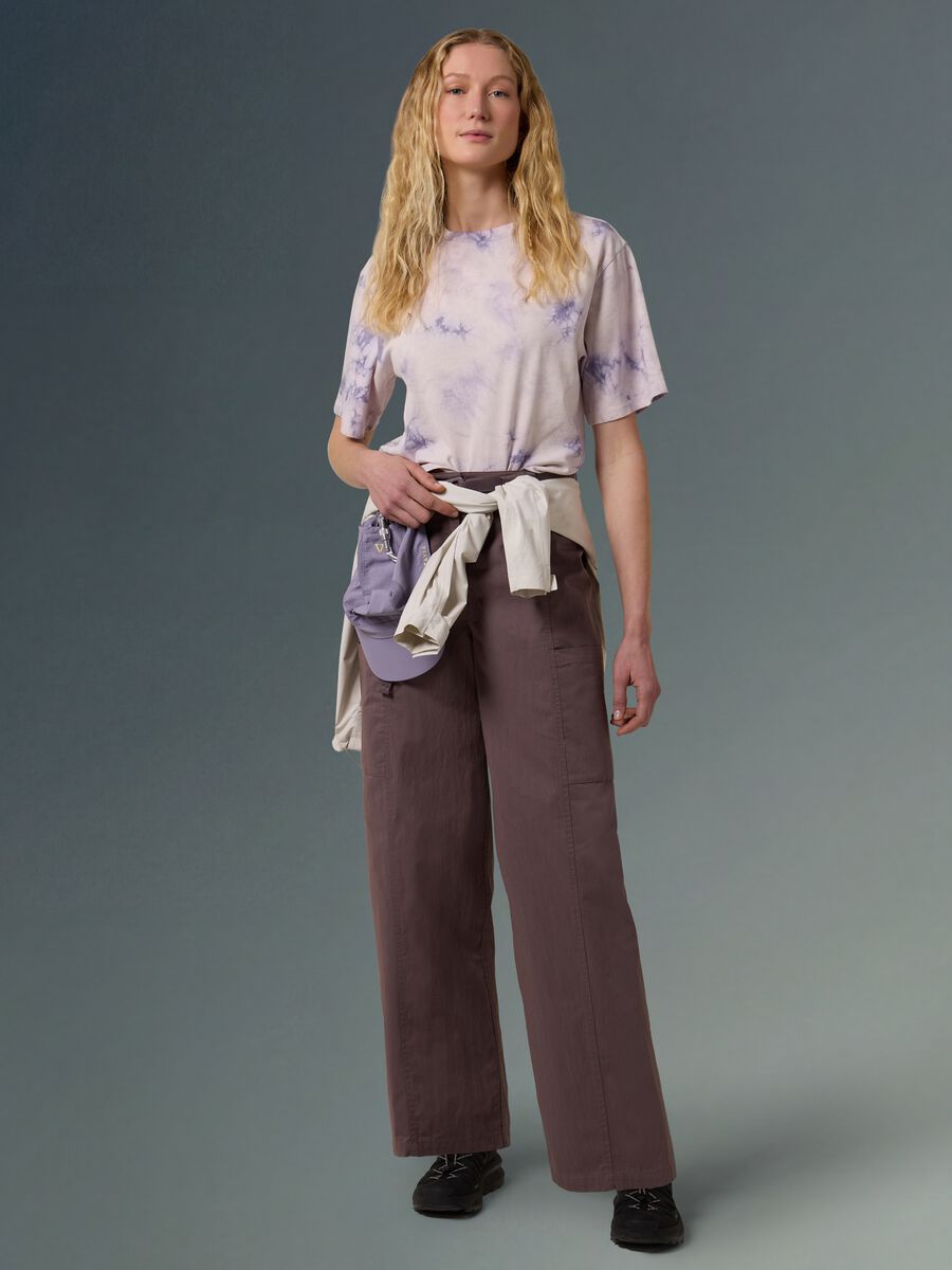 Cotton-hemp blend tie-dye effect T-shirt ALTAVIA WITH DEBORAH COMPAGNONI_1