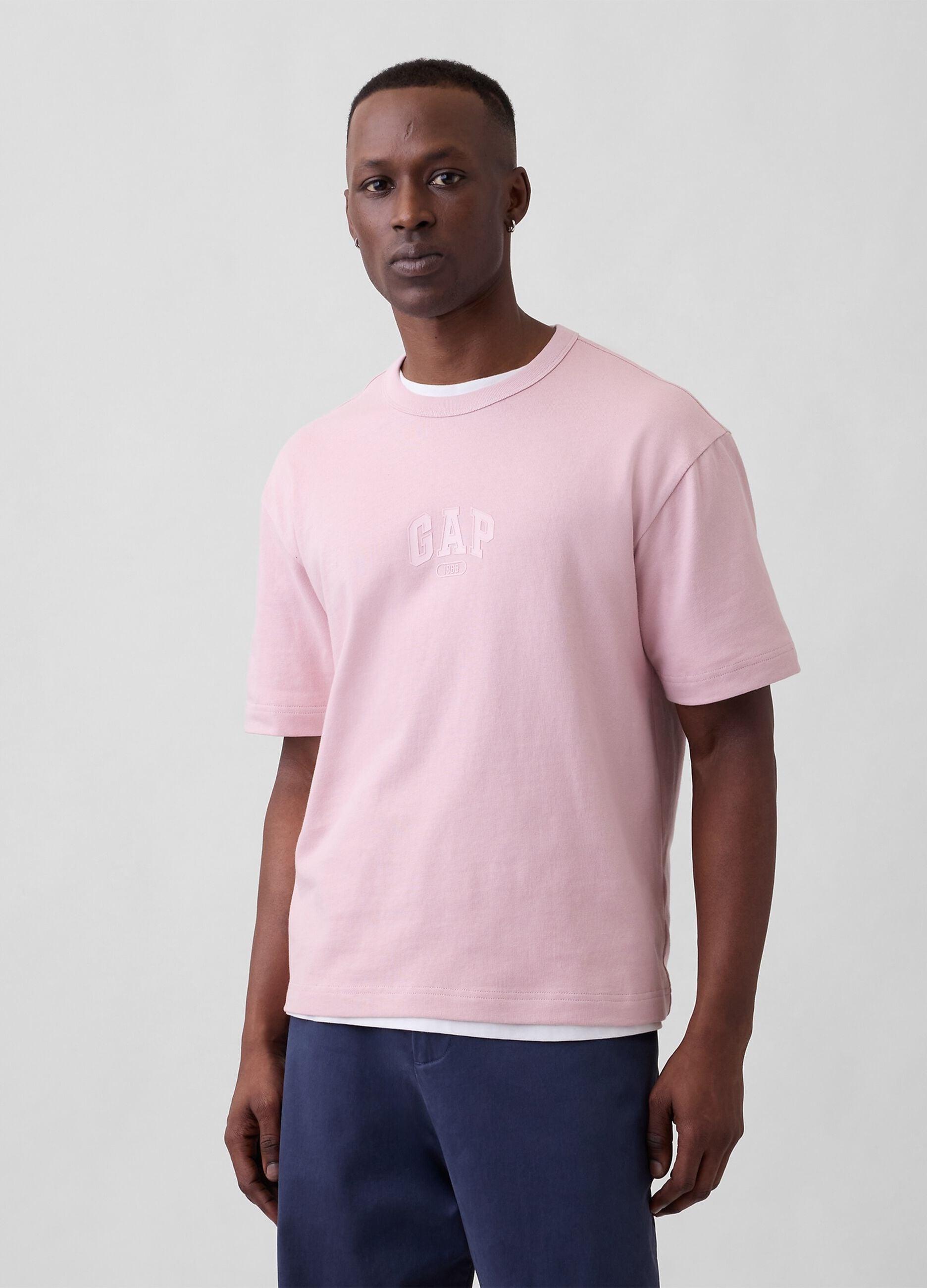 Pure cotton short-sleeve T-shirt