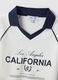 White pure cotton regular fit polo neck T-shirt with print_5