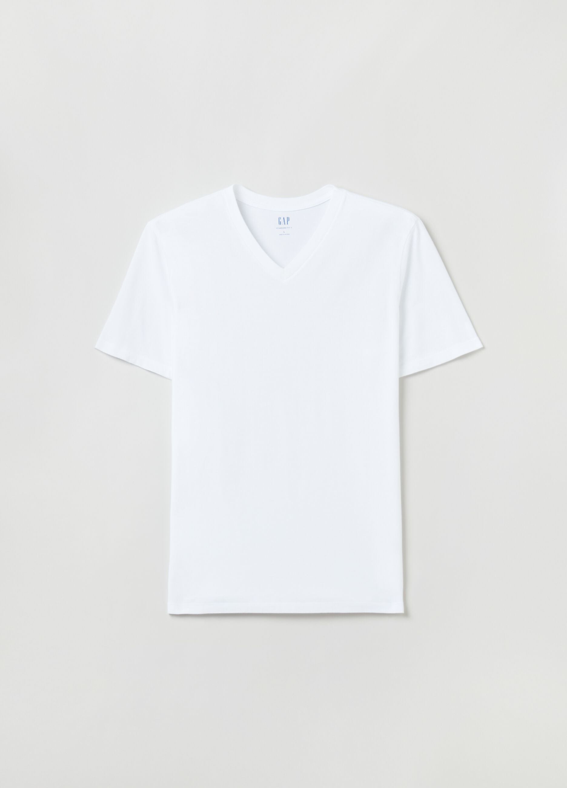 Cotton V-neck T-shirt