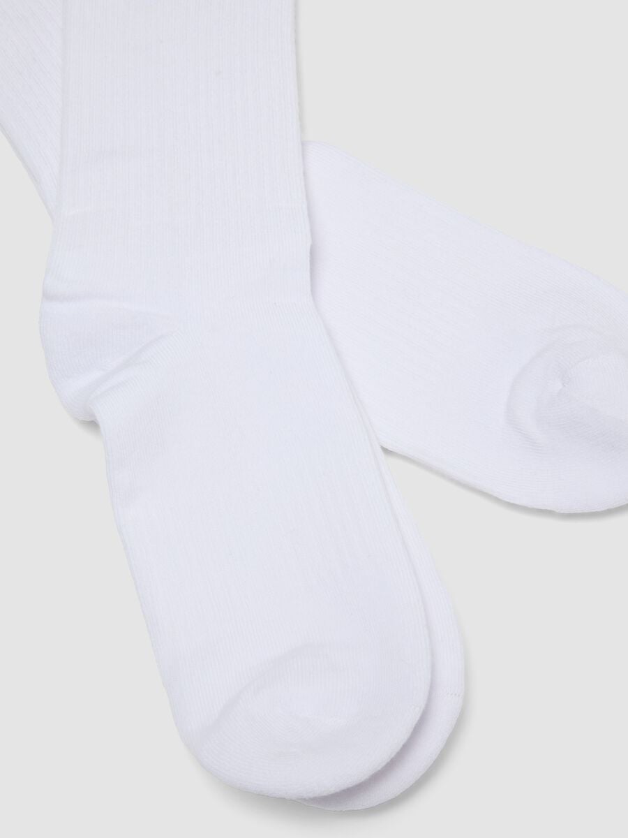 3-pack of white embroidered tennis socks in stretch cotton_2