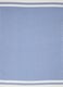 Blue pure cotton beach towel with fringes_1
