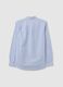 Striped Oxford cotton shirt with pocket_2