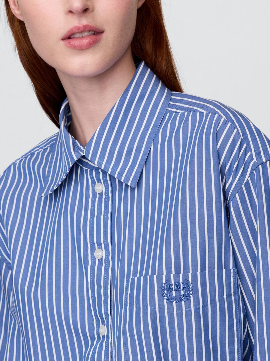 Striped Oversized Shirt_3