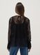 Black stretch blouse with sheer lace, regular fit_3