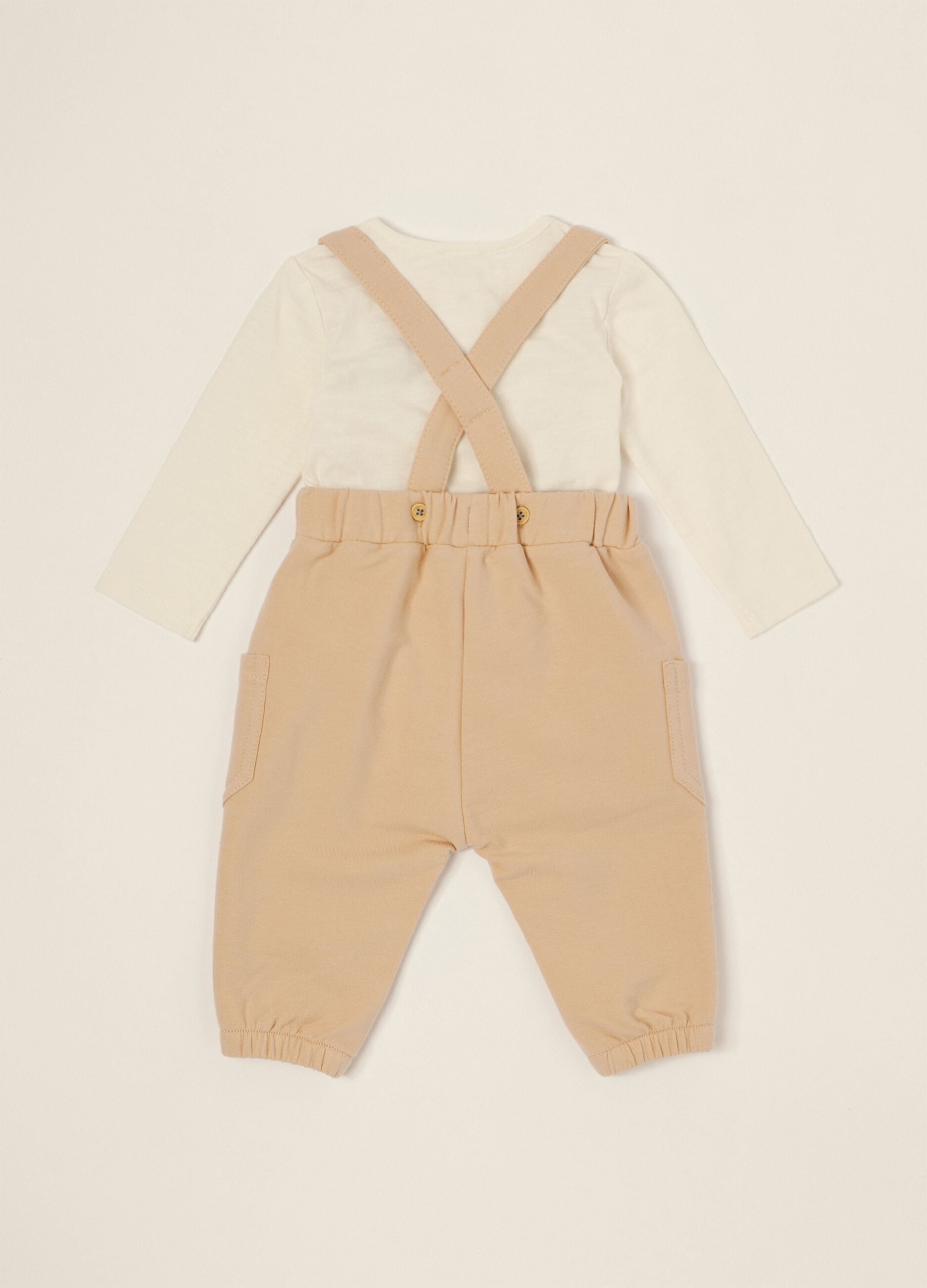 Embroidered pure cotton baby set