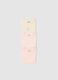 Pack of short sleeve multicolour bodysuits in pure cotton for baby girls_3