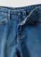 Girls' Blue Balloon Fit Pure Cotton Jeans_2