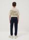 Boys&rsquo; blue cotton-viscose jogger trousers, regular fit_2