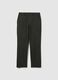 Green cotton blend regular fit chino trousers_4
