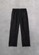 100% Linen Wide-Leg Trousers Black_5