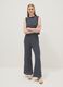 Regular-fit blue and white striped cotton-blend waistcoat_1