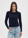 Blue Sweater with Fitted Fit_1