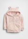 Cotton blend logo hoodie_0