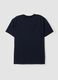 Blue regular-fit stretch piqu&eacute; cotton-blend T-shirt with Easy Dry_2