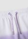 Purple cotton-blend shorts with elasticated waist for girls, regular fit_3