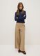 Blue crew neck long sleeve regular fit jumper_0