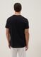 Black mercerised pure cotton regular-fit T-shirt_3