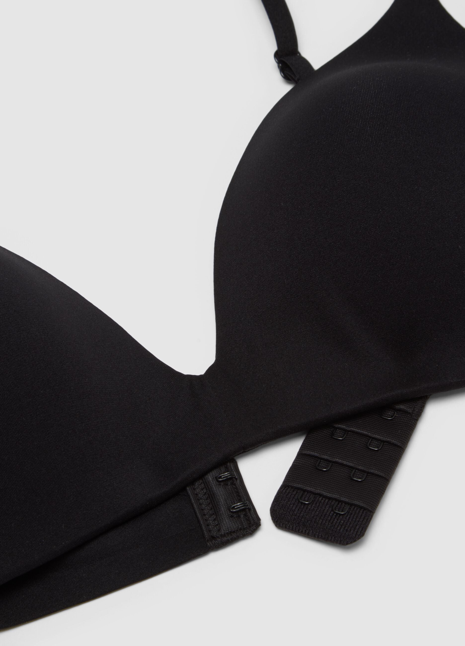 Full Coverage Black Bra