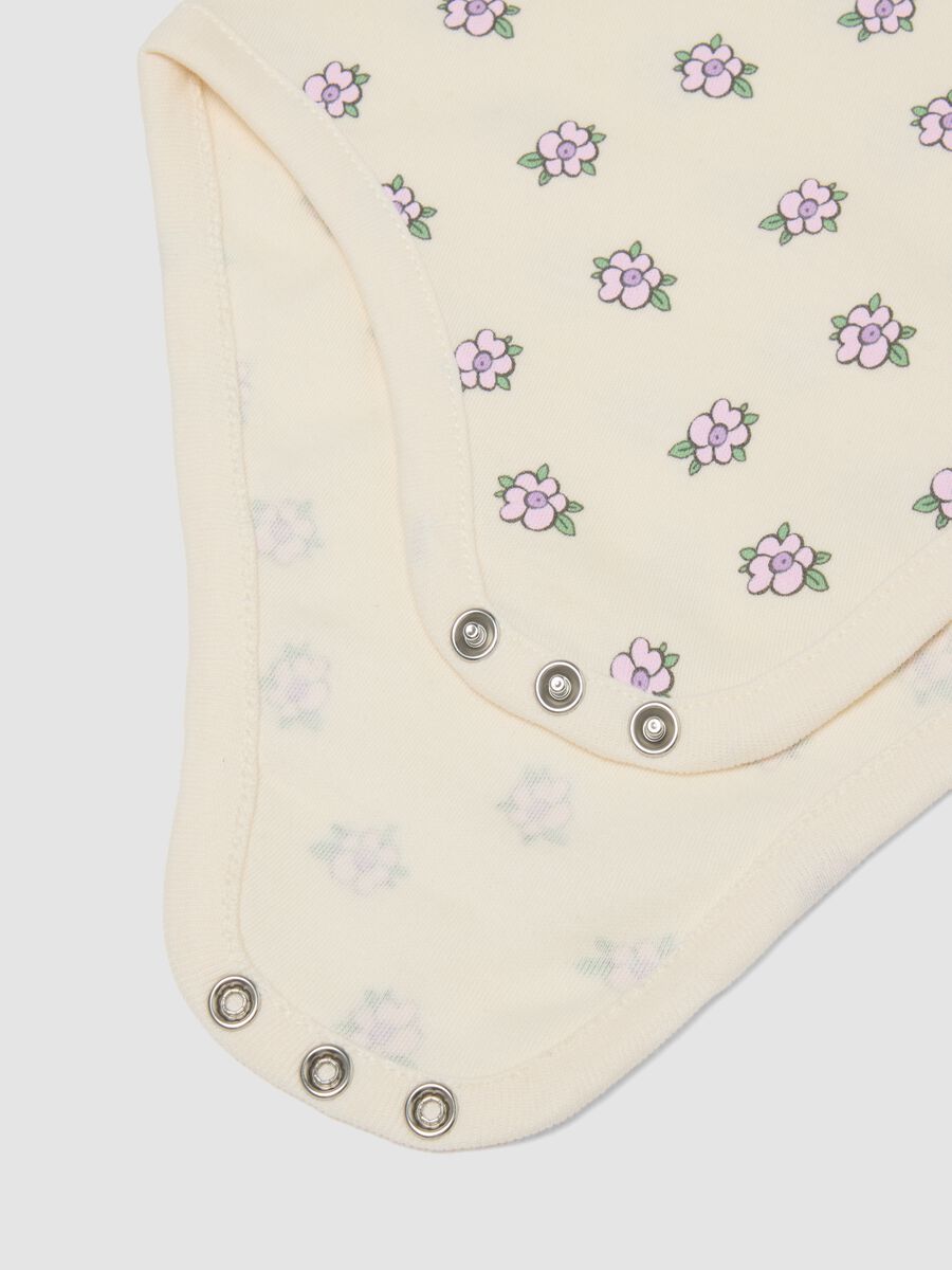 3-pack of multicolour organic cotton bodysuits for baby girl and toddler_3